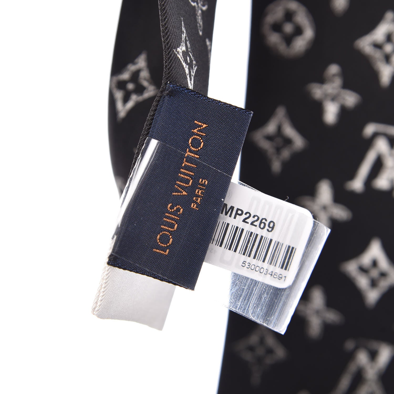 Louis Vuitton Silk Catogram Classic Bandeau Black 4 of 5