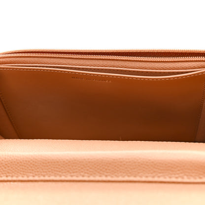 Chanel Caviar Quilted Wallet on Chain WOC Dark Beige 12 of 13