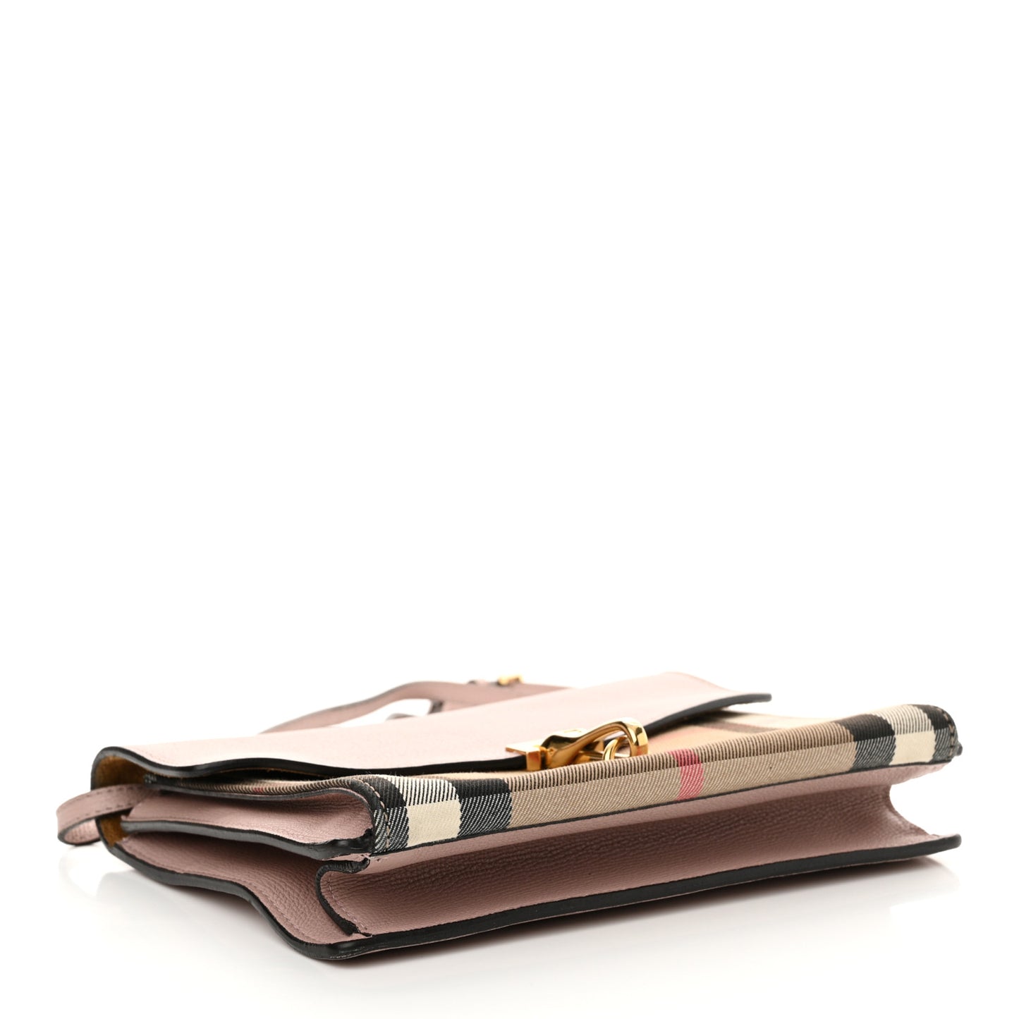 Derby Calfskin House Check Small Macken Crossbody Bag Pale Orchid