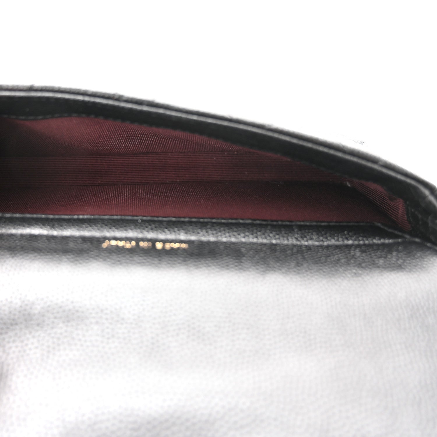 Chanel Caviar Quilted Flap Phone Holder With Chain Black 5 of 12