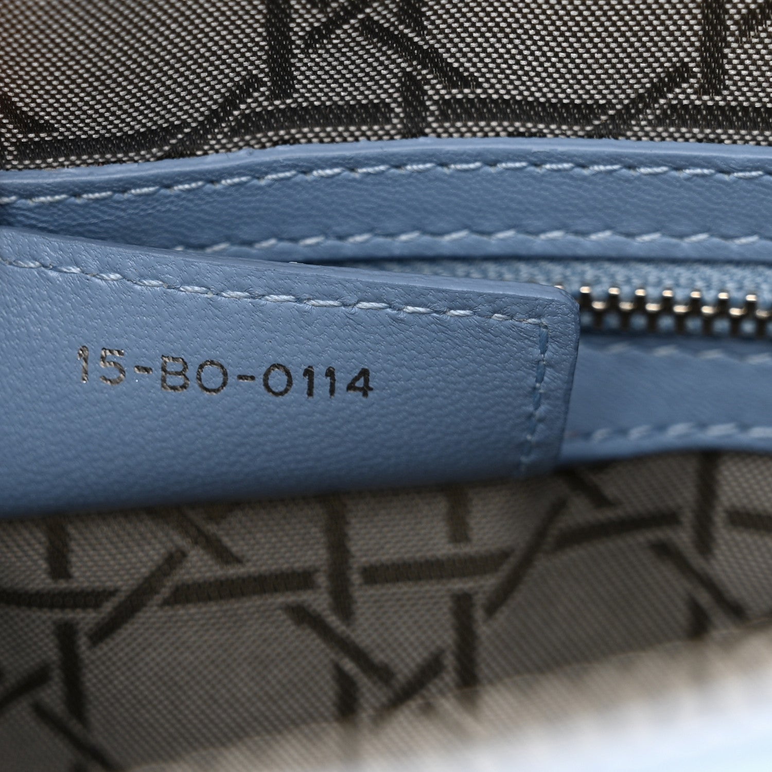 Christian Dior Lambskin Cannage Large Lady Dior Light Blue 7 of 15