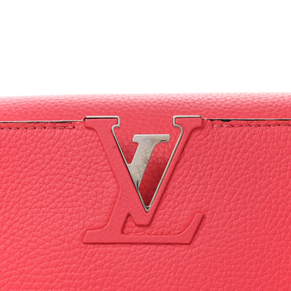 Louis Vuitton Taurillon Capucines MM Rose Litchi 14 of 15