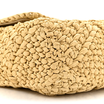 Saint Laurent Raffia Monogram Medium Jamie Natural Avorio 10 of 10