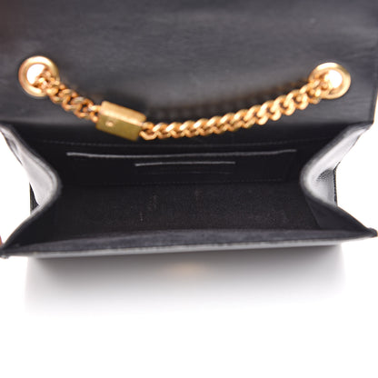 Saint Laurent Calfskin Small Classic Monogram Kate Tassel Satchel Black 5 of 15
