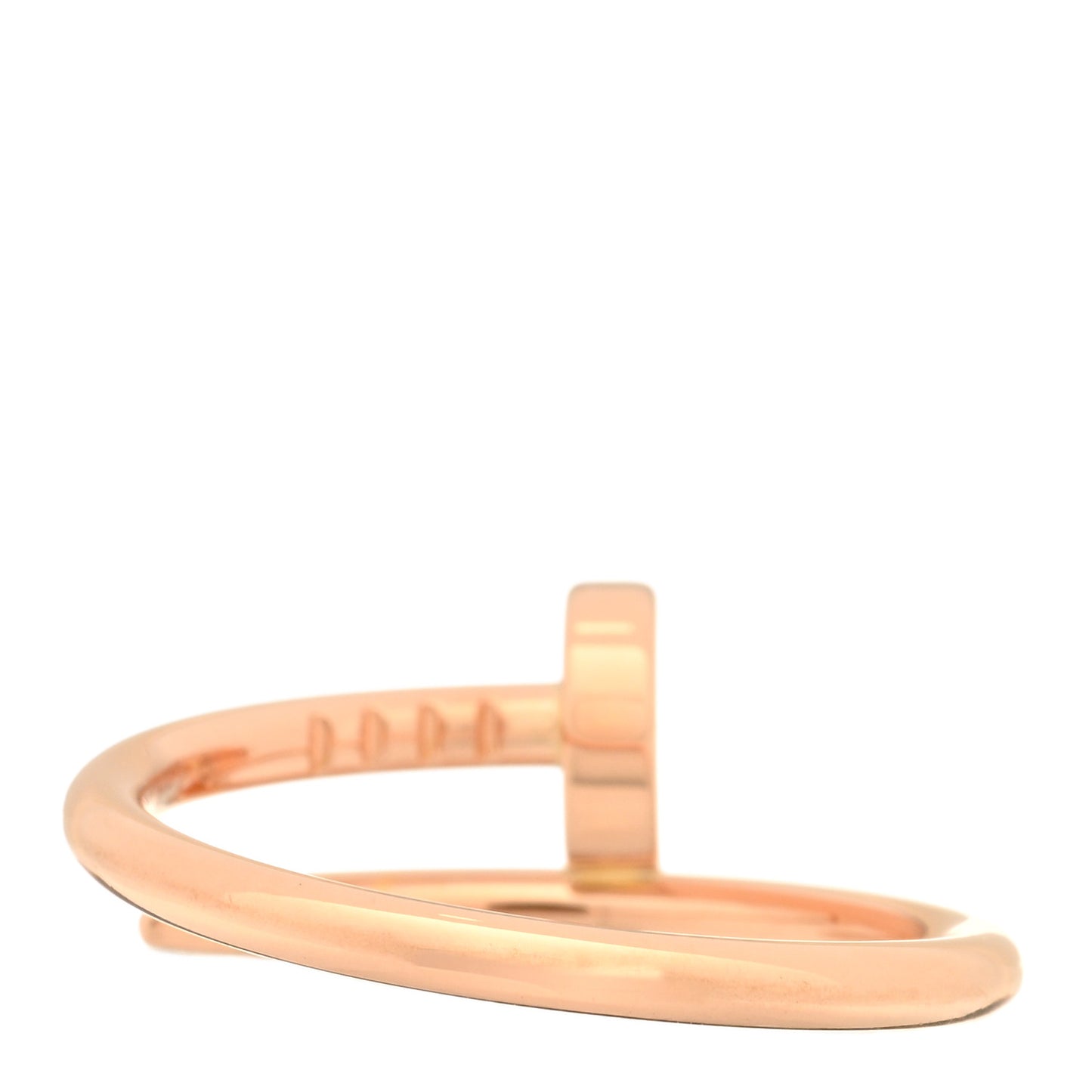 18K Pink Gold Small Juste Un Clou Ring 48 4.5