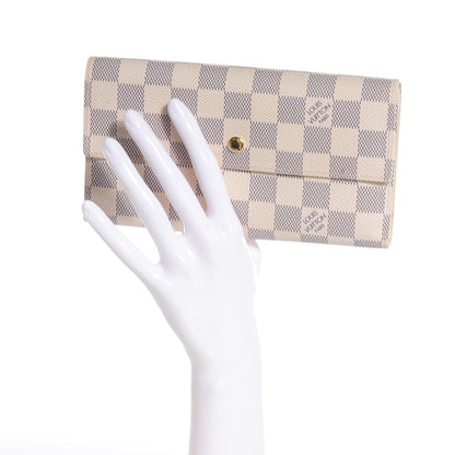 Louis Vuitton Damier Azur Porte Tresor International Wallet 2 of 12