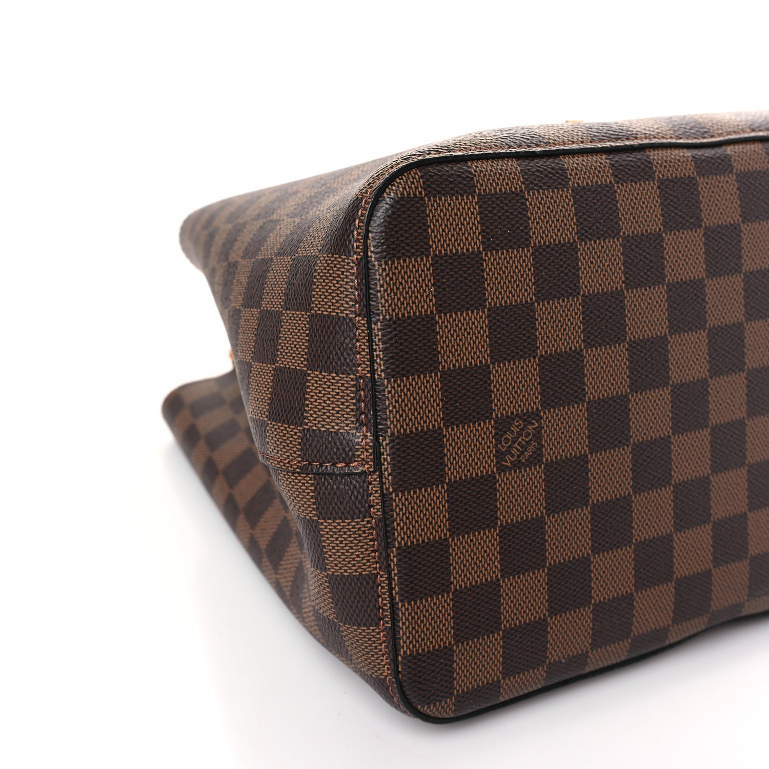 Louis Vuitton Damier Ebene Neonoe MM Safran 7 of 8