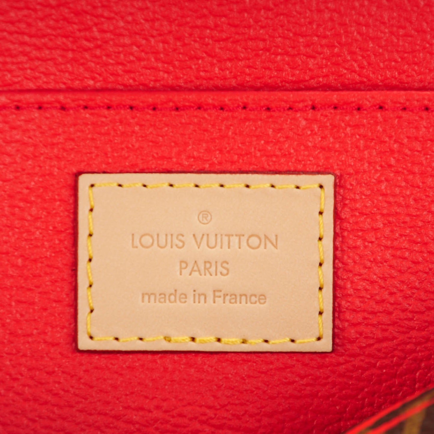 Monogram Jungle Dots Cosmetic Pouch Coquelicot Denim