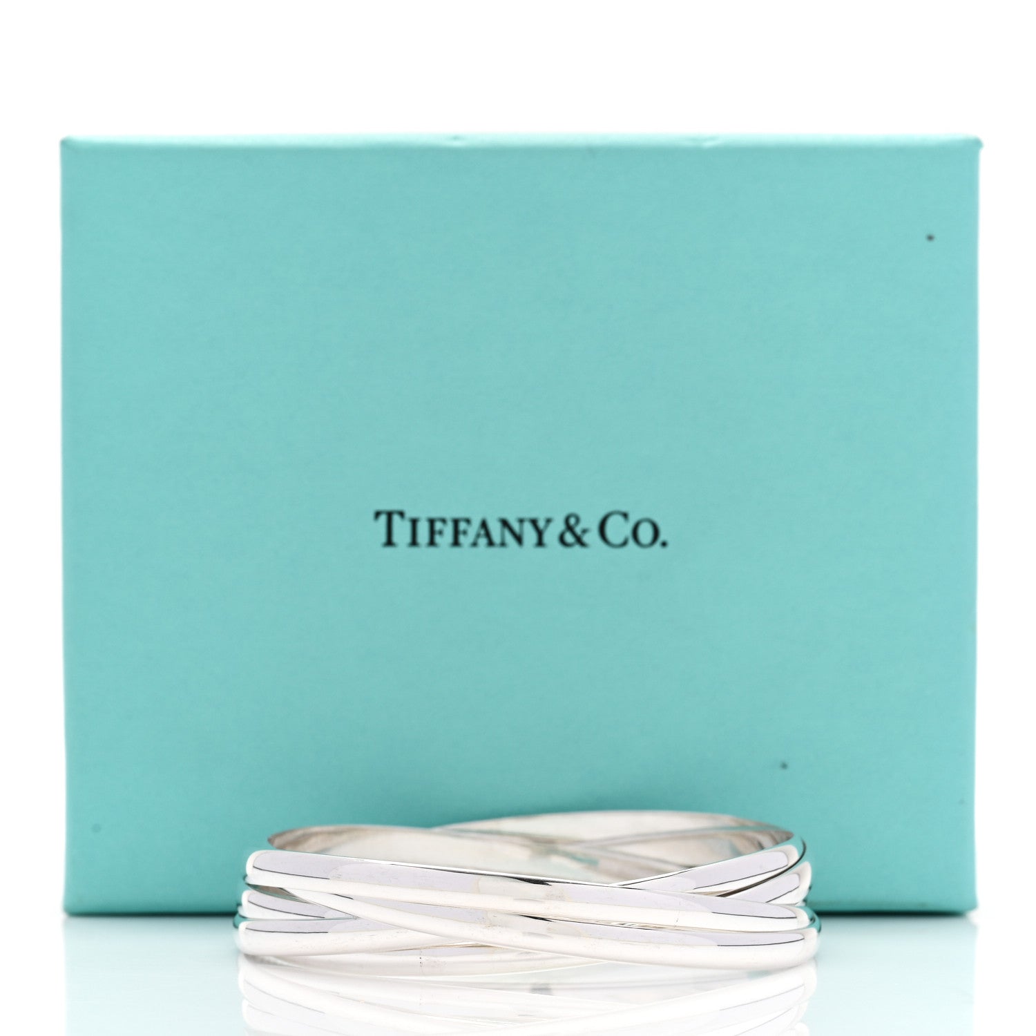 Tiffany Sterling Silver Paloma's Melody 5 Bangle Bracelet 4 of 4