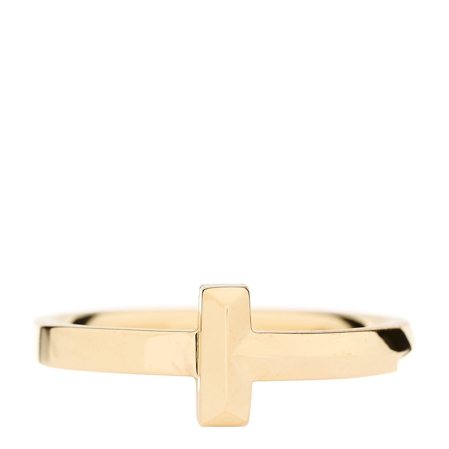 18K Yellow Gold T T1 Ring 54 7