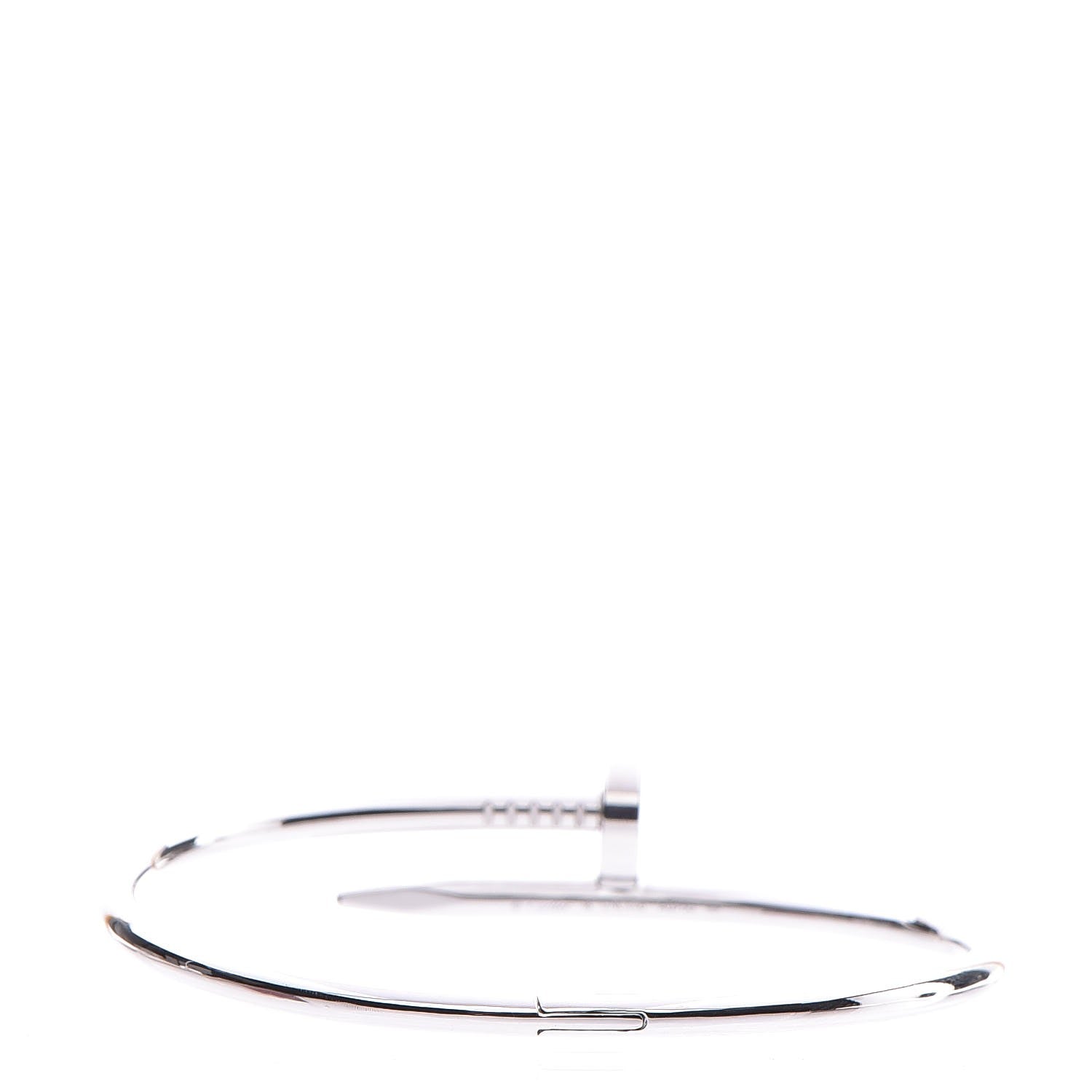 Cartier 18K White Gold Juste Un Clou Bracelet 18 3 of 4