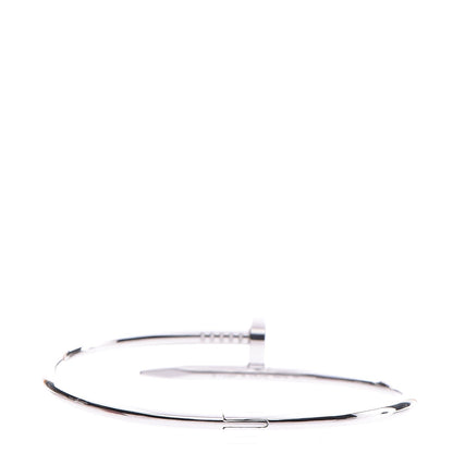 Cartier 18K White Gold Juste Un Clou Bracelet 18 3 of 4