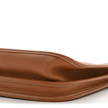 Hermes Taurillon Clemence Evelyne III PM Gold 10 of 10