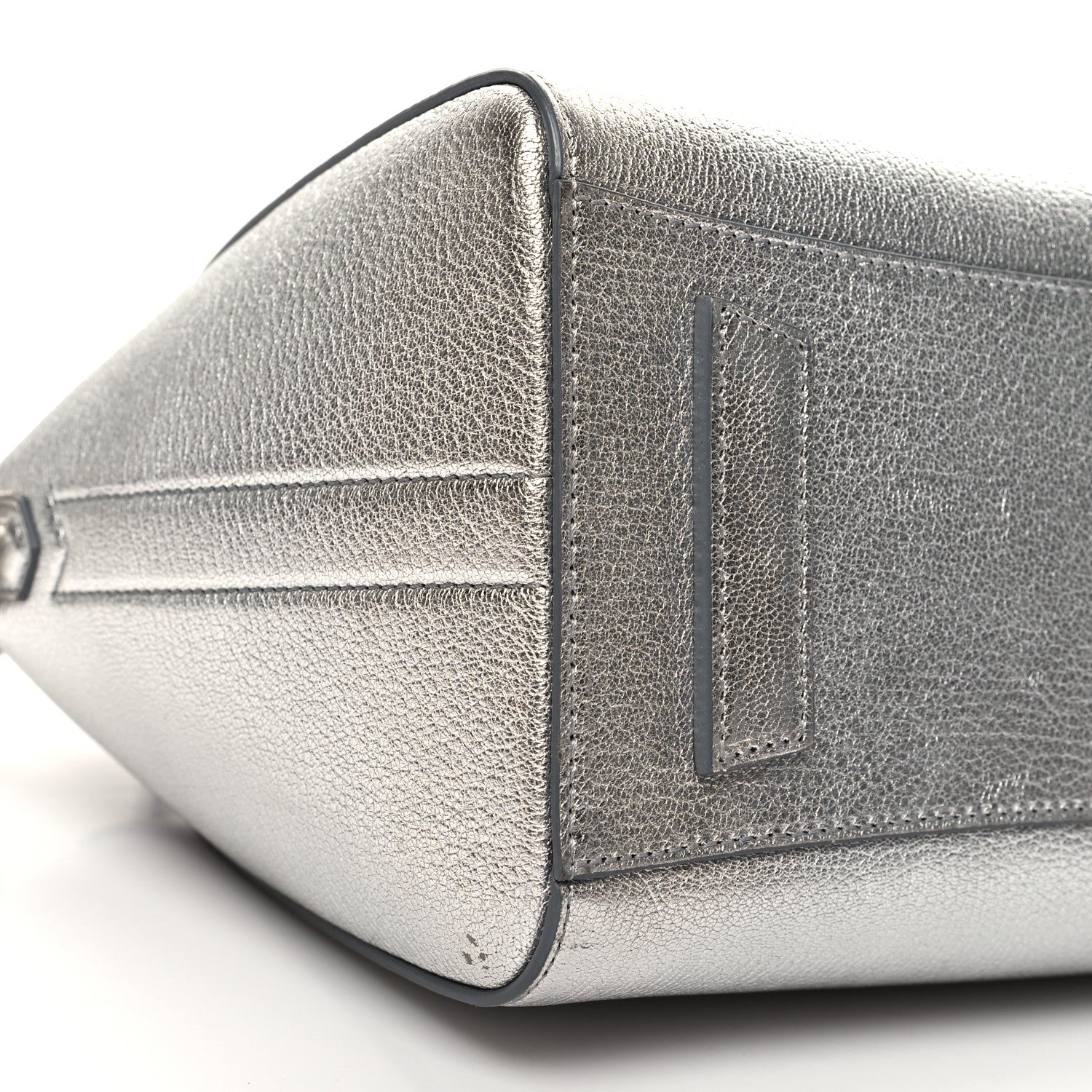 Givenchy Metallic Sugar Goatskin Small Antigona Silver 9 of 11