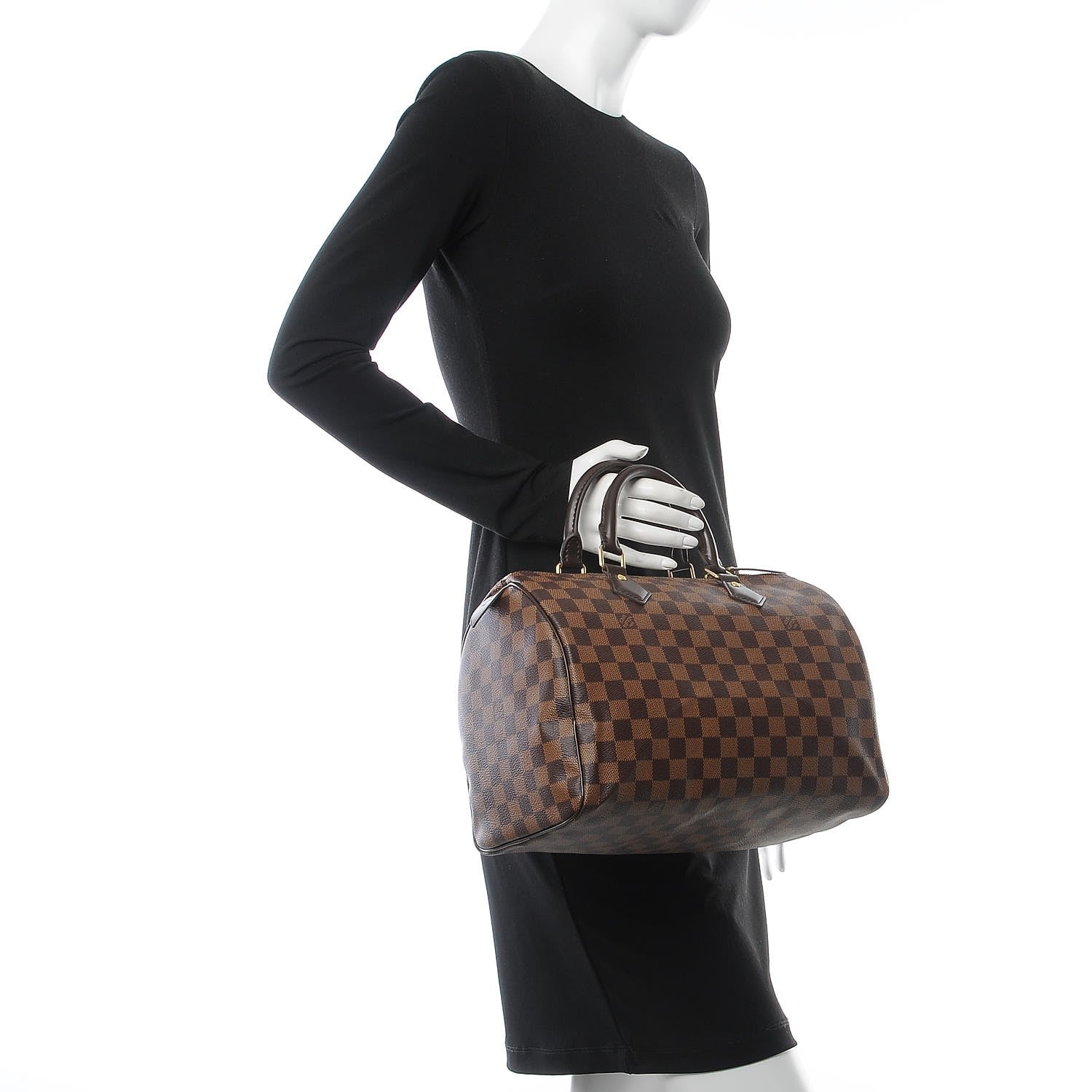 Louis Vuitton Damier Ebene Speedy 30 2 of 7
