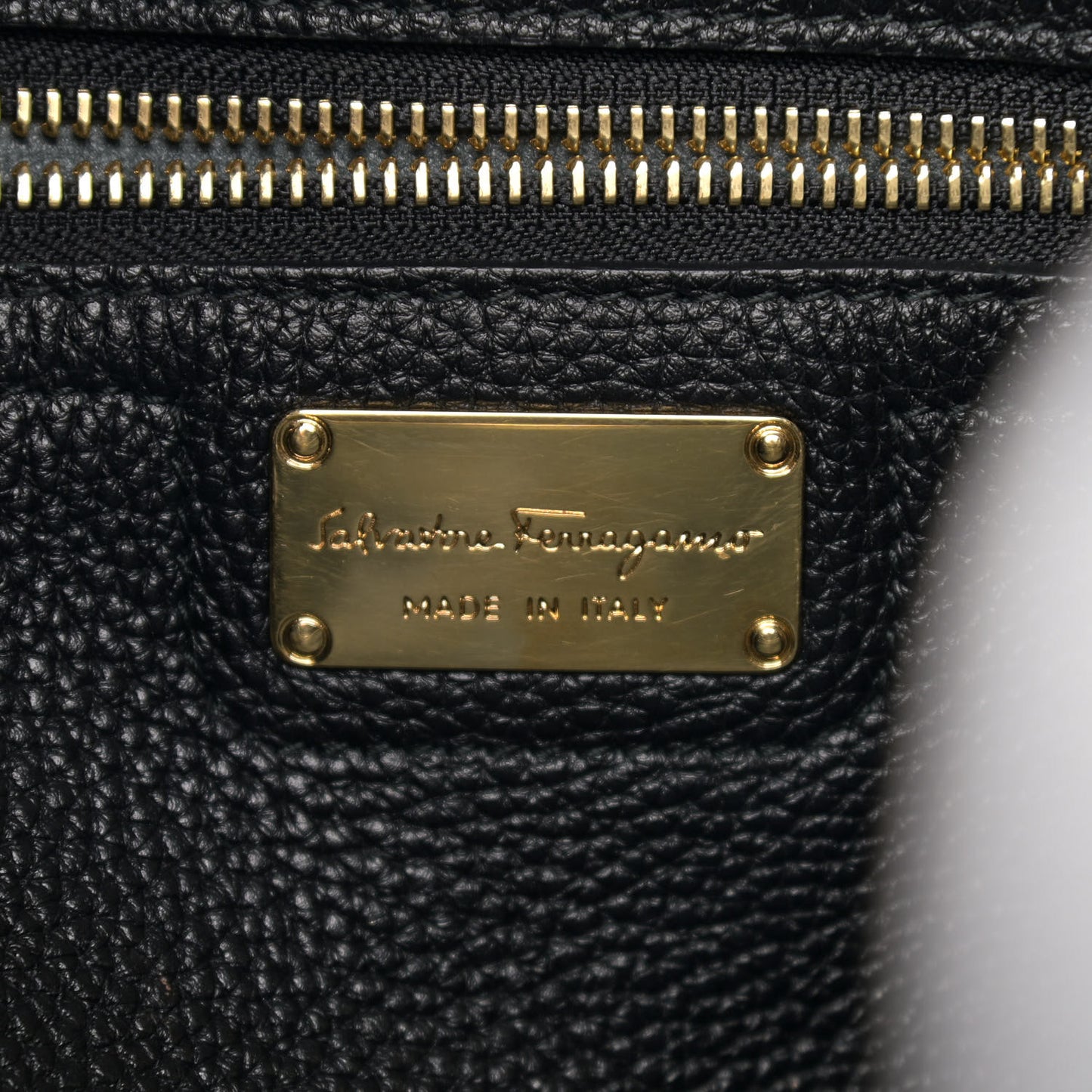 Grained Calfskin Ally Hobo Black