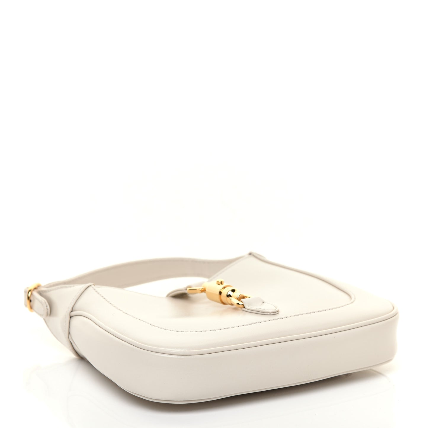 Boarded Dyana Lux Calfskin Mini Jackie 1961 Hobo Mystic White