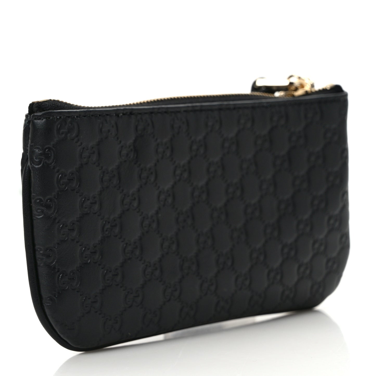Microguccissima Key Ring Coin Case Black