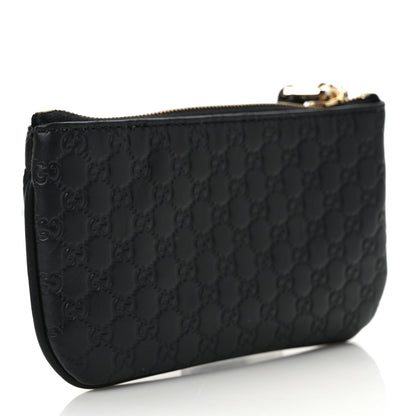 Gucci Microguccissima Key Ring Coin Case Black 3 of 8