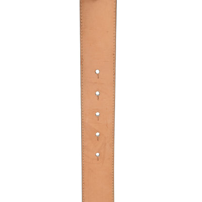 Versace Metallic Calfskin 4cm La Medusa Belt 100 40 Silver 5 of 6
