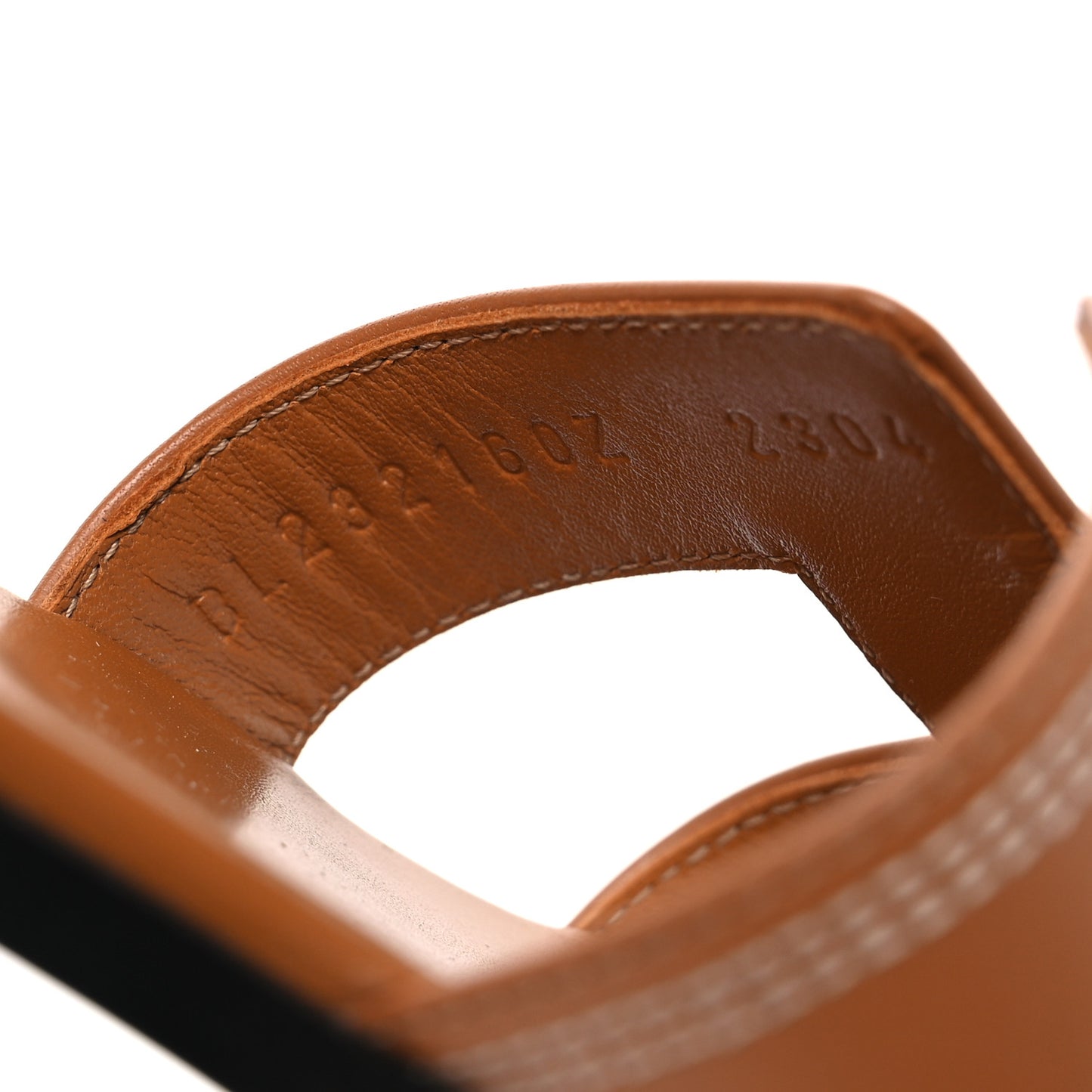 Calfskin Embroidered Oran Sandals 38.5 Gold