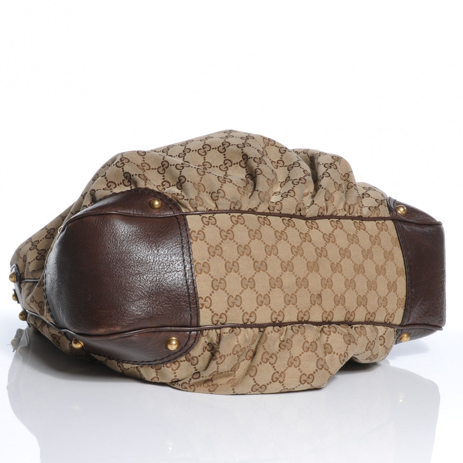 Gucci Monogram Large Jockey Hobo Ebony 4 of 8