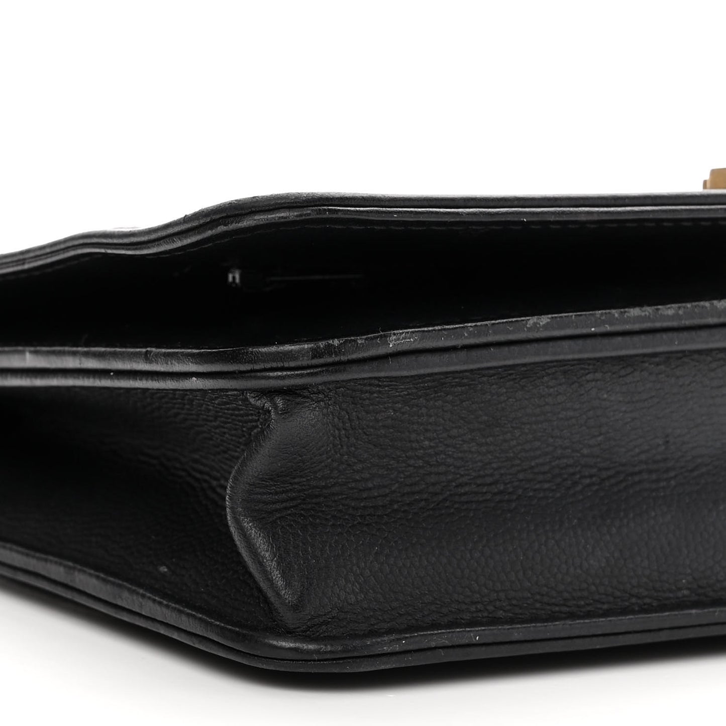 Caviar Quilted Boy Wallet On Chain WOC Black