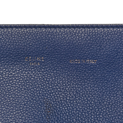 Celine Soft Grained Calfskin Small Belt Cabas Phantom Indigo 8 of 11