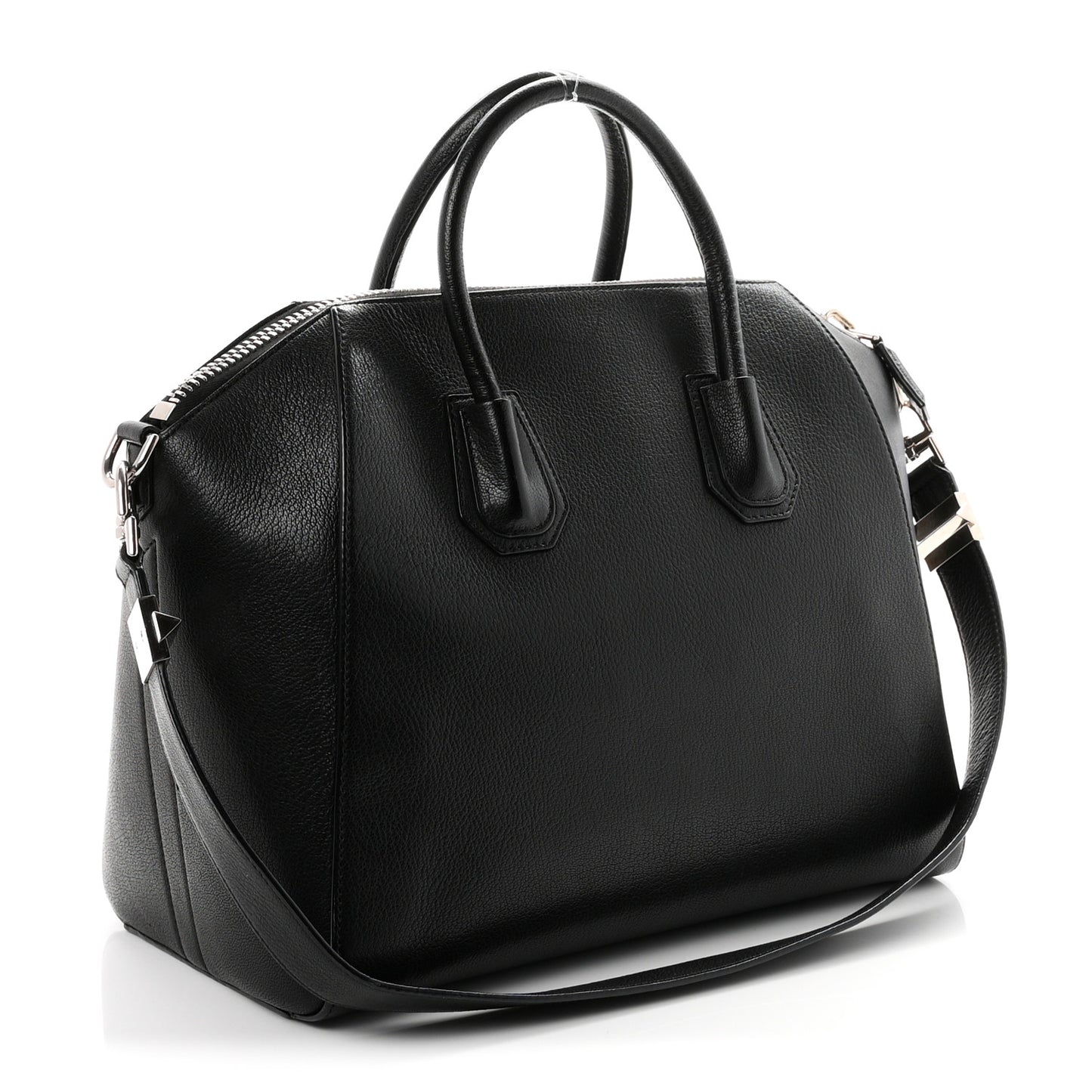 Sugar Goatskin Medium Antigona Black