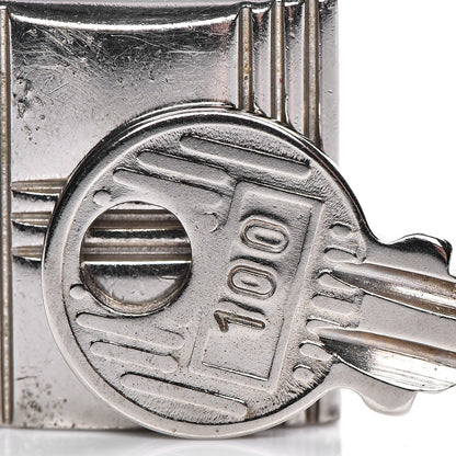 Hermes Palladium Cadena Lock and Key Set 4 of 4
