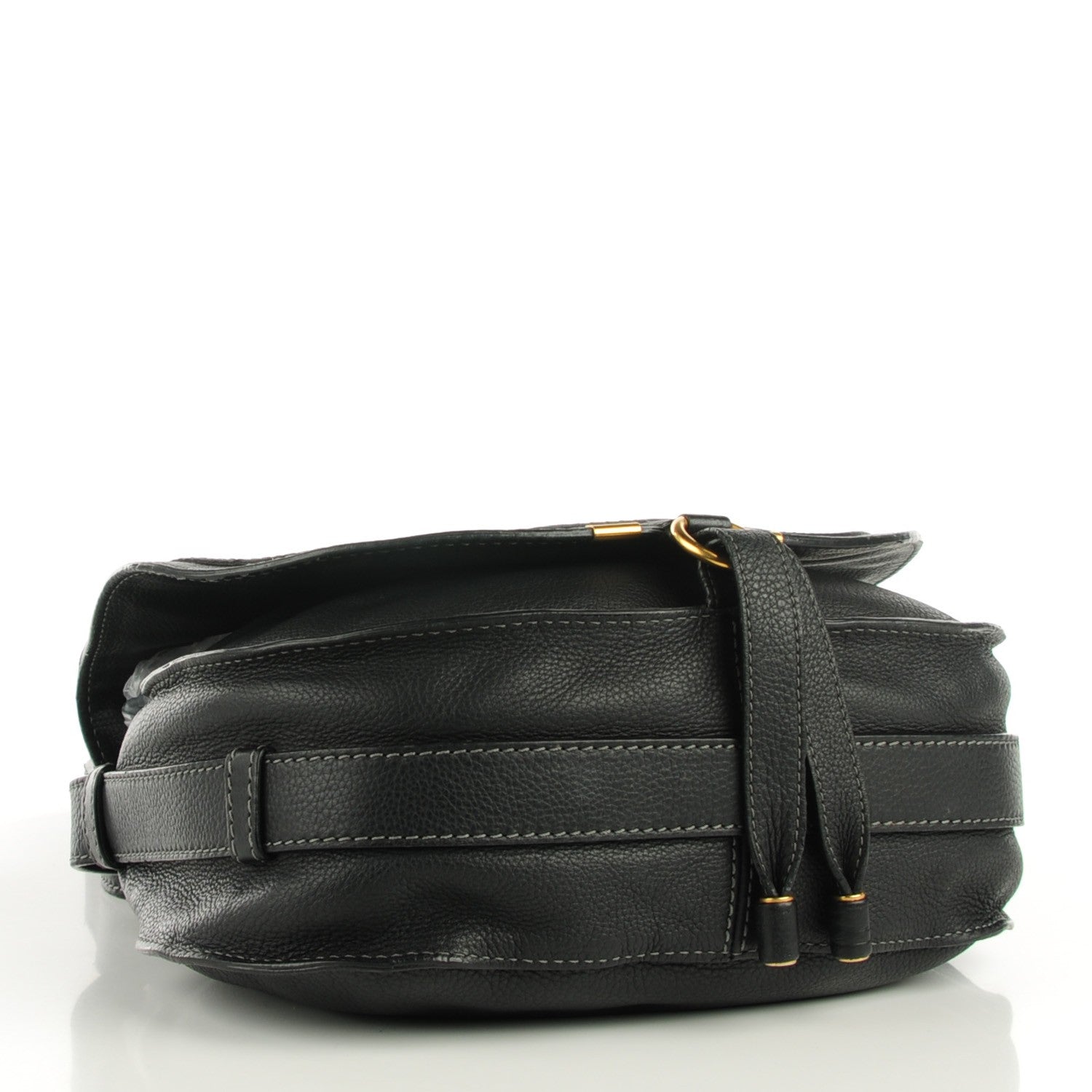 Chloe Calfskin Medium Marcie Round Crossbody Bag Black 5 of 10
