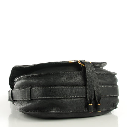 Chloe Calfskin Medium Marcie Round Crossbody Bag Black 5 of 10