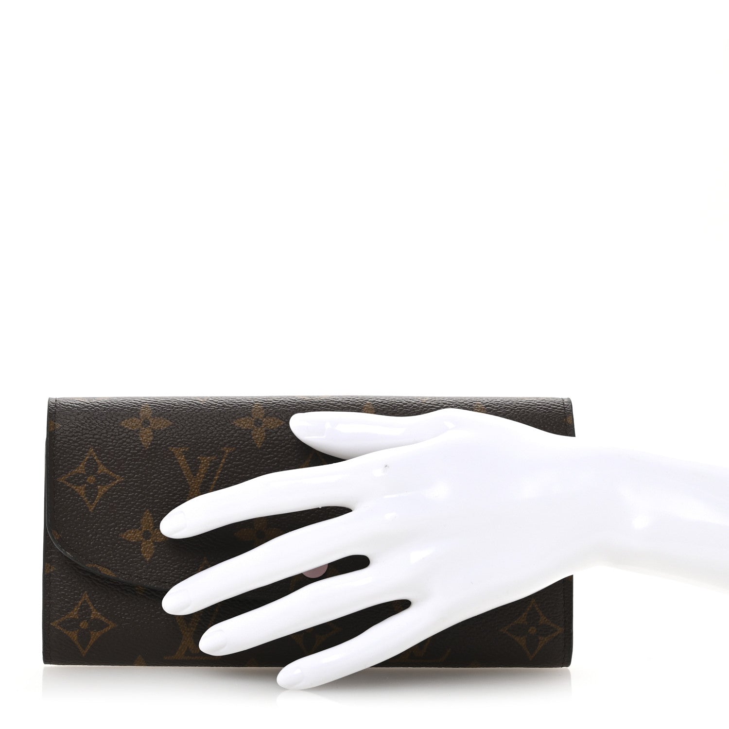 Louis Vuitton Monogram Emilie Wallet Rose Ballerine 2 of 9