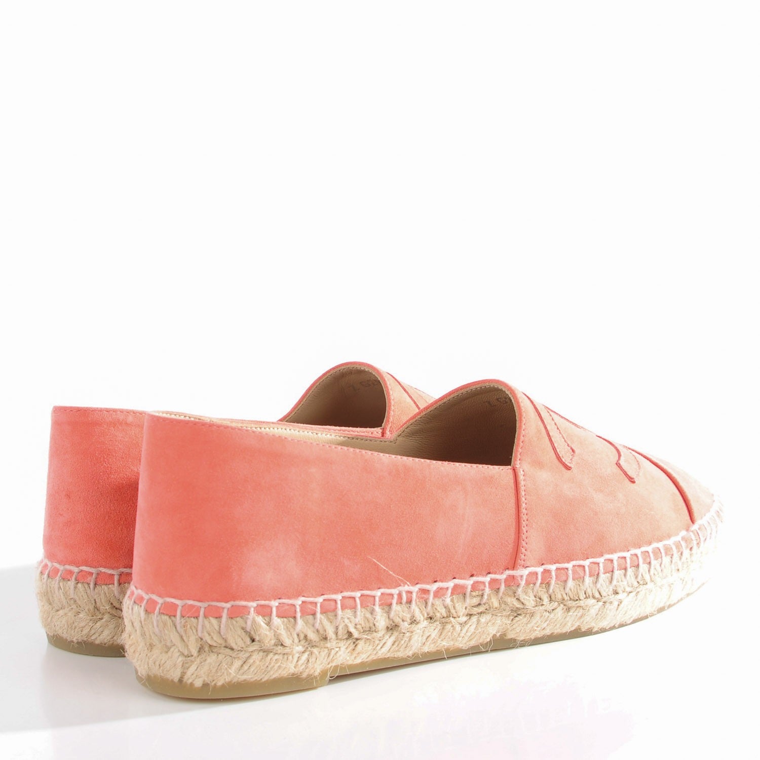 Chanel Suede Lambskin CC Espadrilles 38 Pink 8 of 18