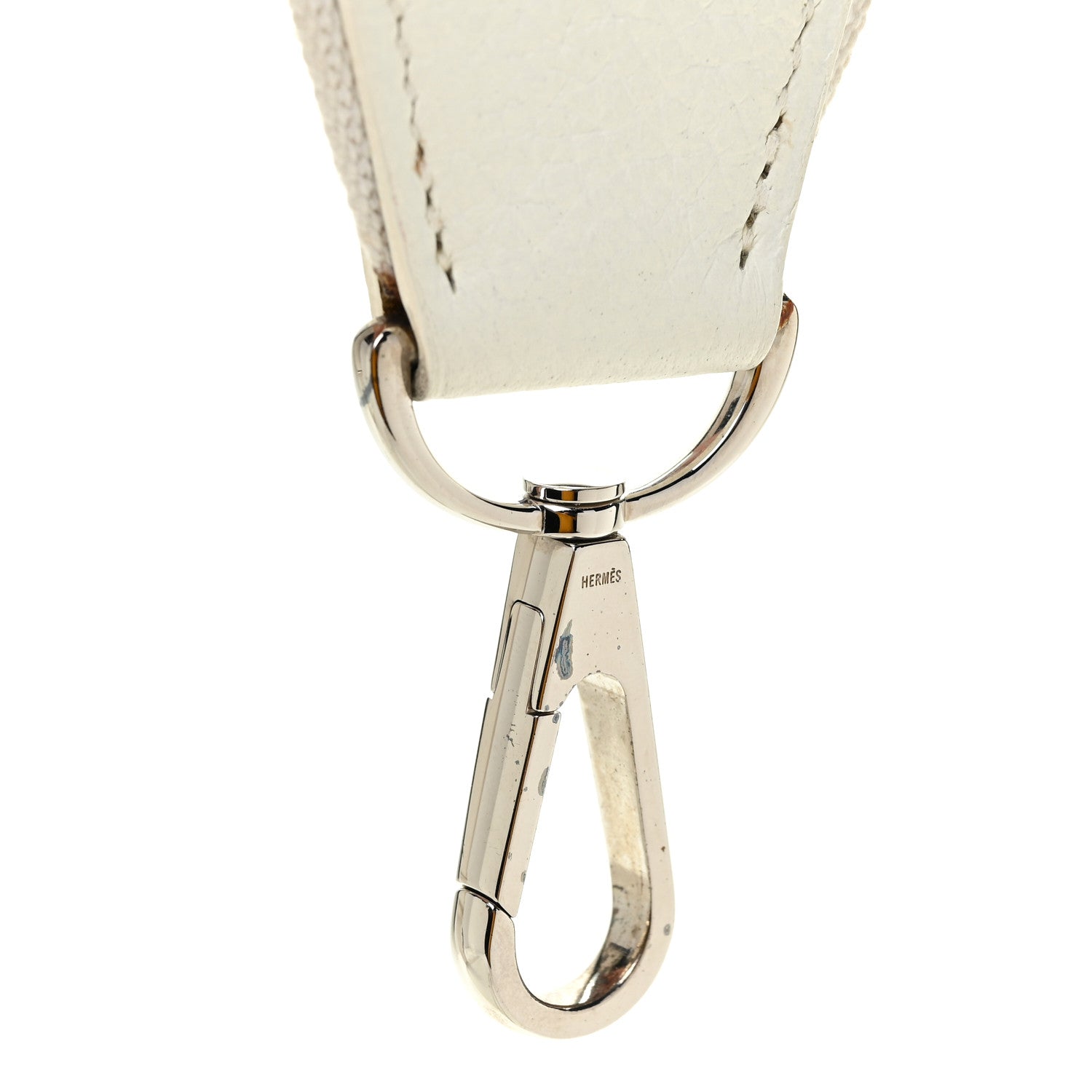 Hermes Taurillon Clemence Evelyne III PM White 10 of 13