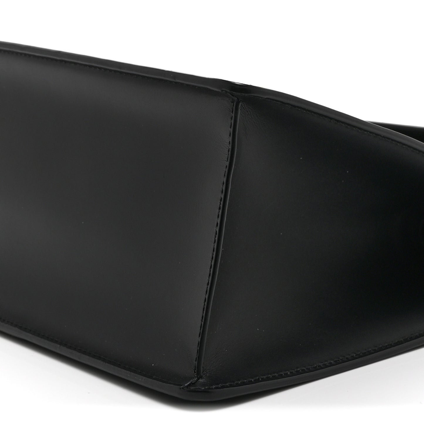 Calfskin Medium Sylvie Top Handle Bag Black