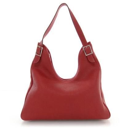 Hermes Clemence Massai Cut 40 Rouge Casaque 1 of 8