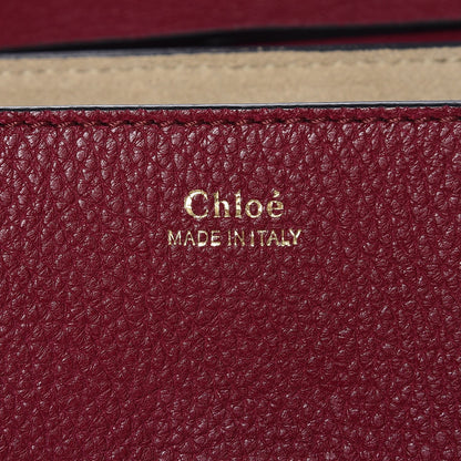 Chloe Grained Lambskin Mini Drew Shoulder Bag Wine Purple 6 of 6