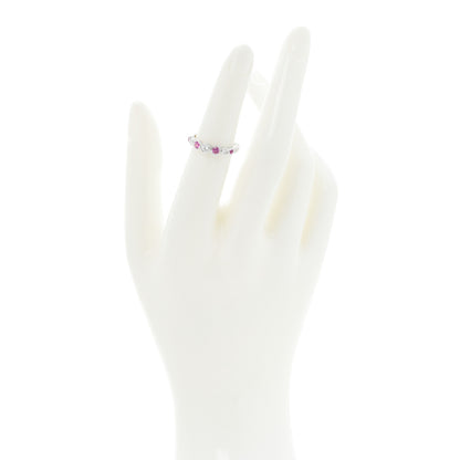 Tiffany Platinum Diamond Pink Sapphire Jazz Ring 50 5.5 2 of 6