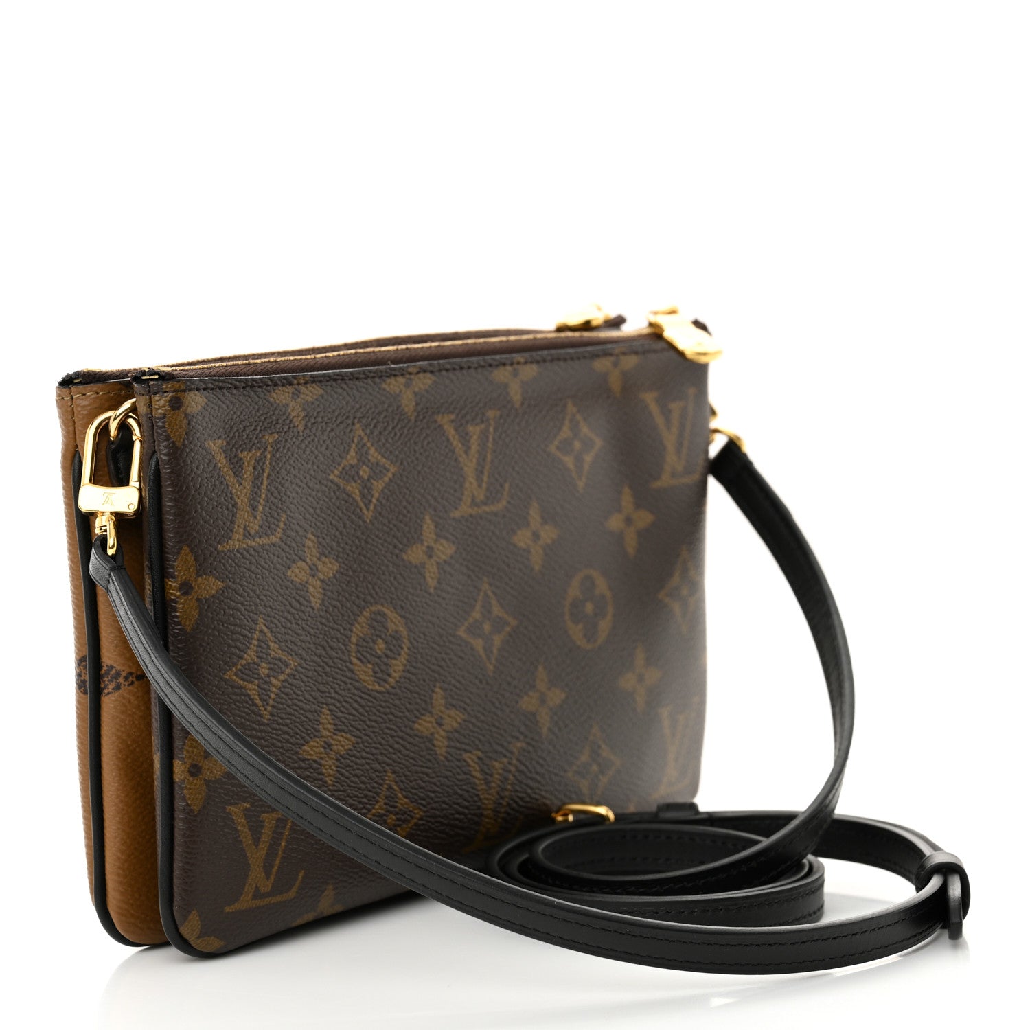 Louis Vuitton Reverse Monogram Giant Double Zip Pochette 3 of 13