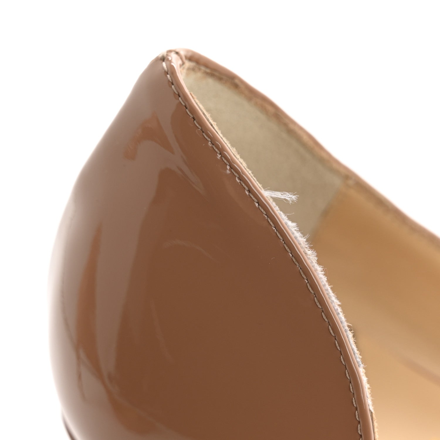 Christian Louboutin Patent Iriza 85 Pumps 37 Nude 9 of 10