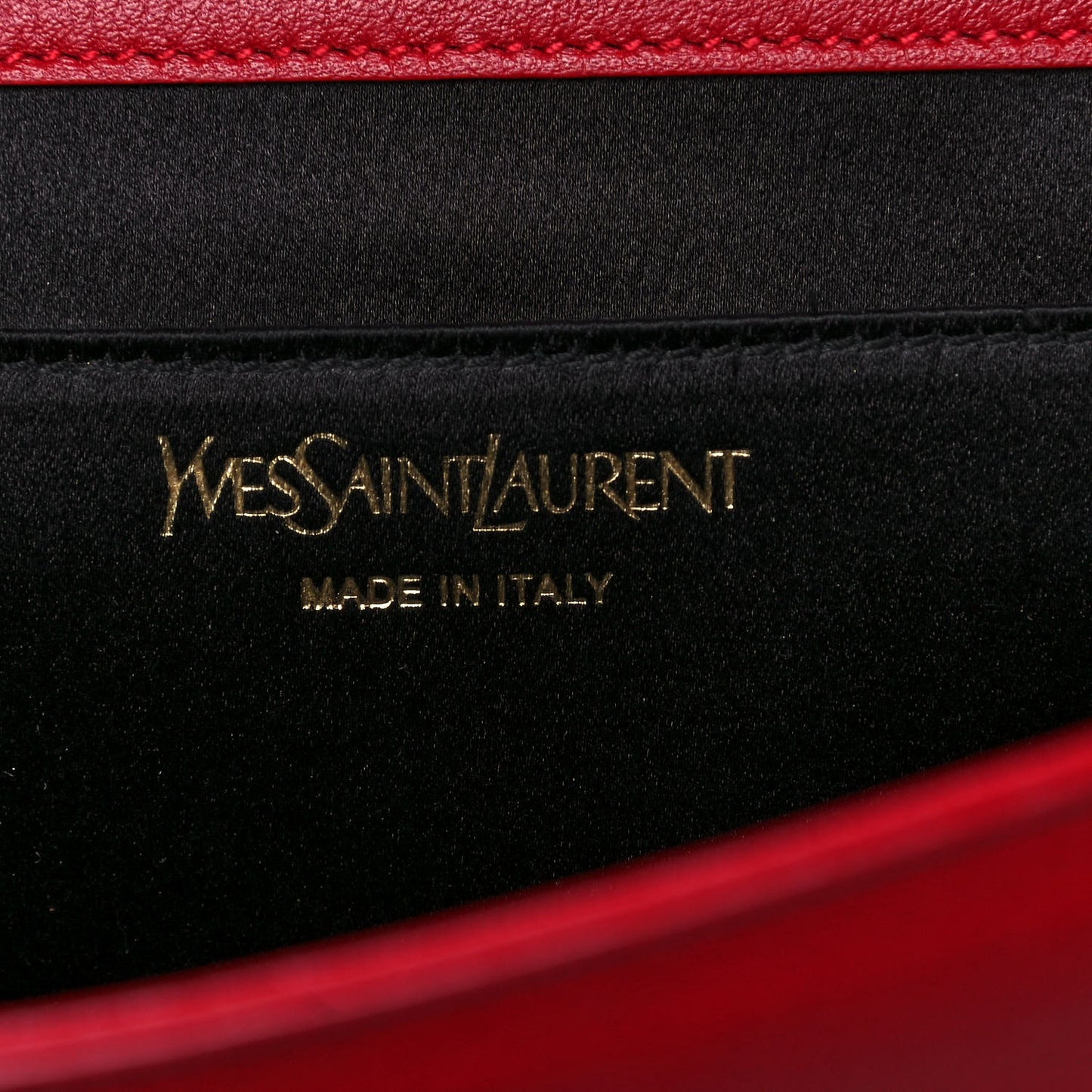 Calfskin Monogram Large Belle De Jour Clutch Red