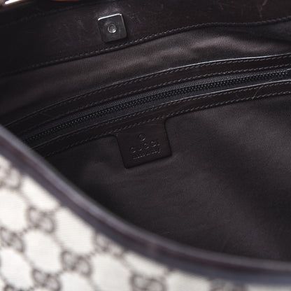 Gucci Monogram Hobo Dark Brown 9 of 12