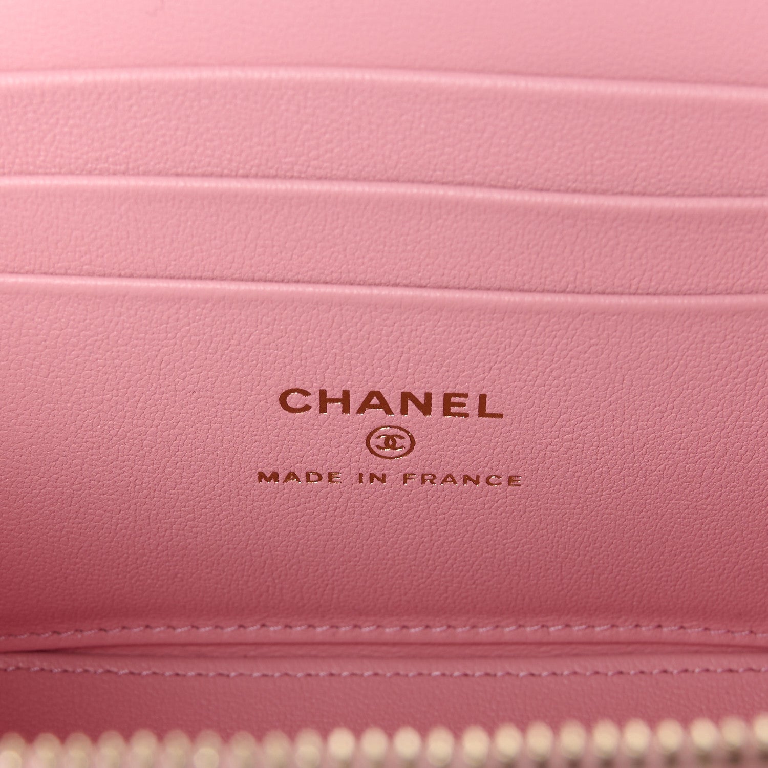 Chanel Lambskin Quilted Small Top Handle Vanity Case With Chain Light Pink Light Pink 6 of 12
