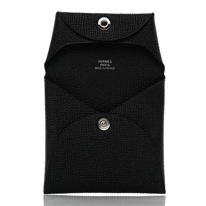 Hermes Epsom Bastia Coin Purse Black 5 of 7