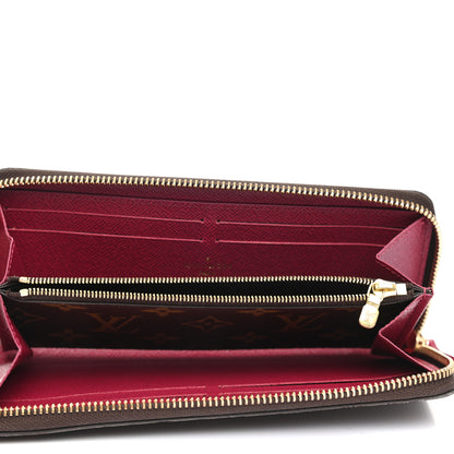 Louis Vuitton Monogram Clemence Wallet Fuchsia 6 of 9