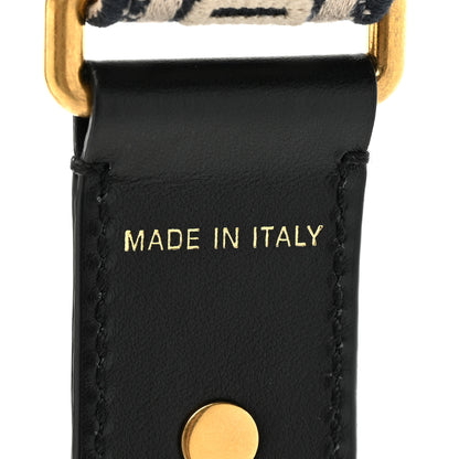 Christian Dior Canvas Embroidered Shoulder Strap Black 4 of 4