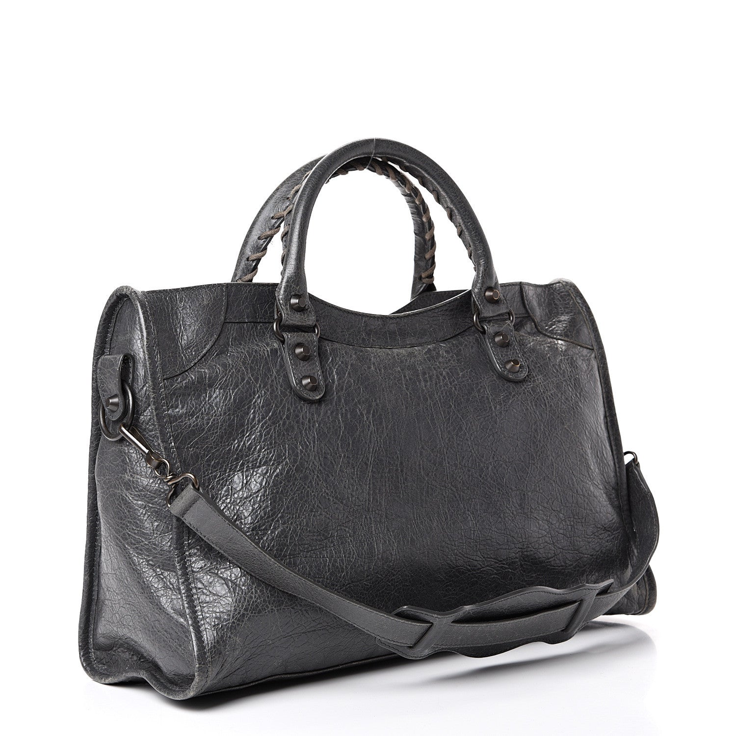 Balenciaga Agneau Classic Hardware City Gris Tarmac 2 of 12