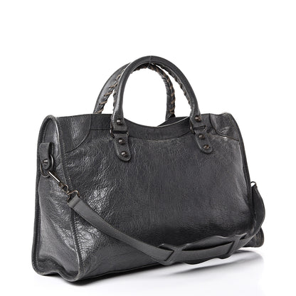 Balenciaga Agneau Classic Hardware City Gris Tarmac 2 of 12