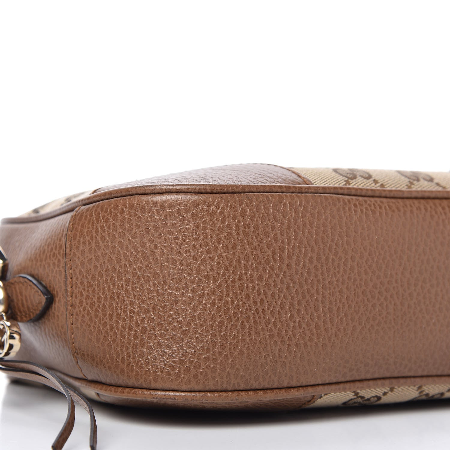 Gucci Monogram Mini Bree Messenger Bag Beige Tabacco 6 of 11